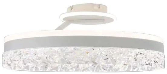 LED Stmievateľný prisadený luster LED/86W/230V 3000-6500K biela + diaľkové ovládanie