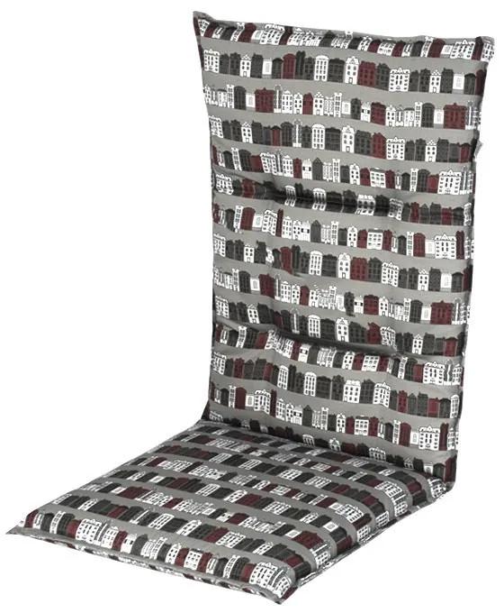 Doppler SPOT 2910 vysoký - polster na záhradnú stoličku a kreslo, bavlnená zmesová tkanina