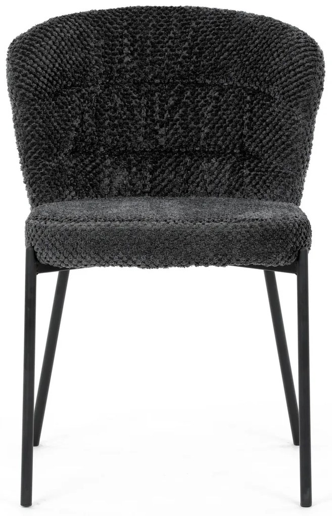 Sada jedálenských stoličiek Bouclé CT-W1077 GREY2,4 ks