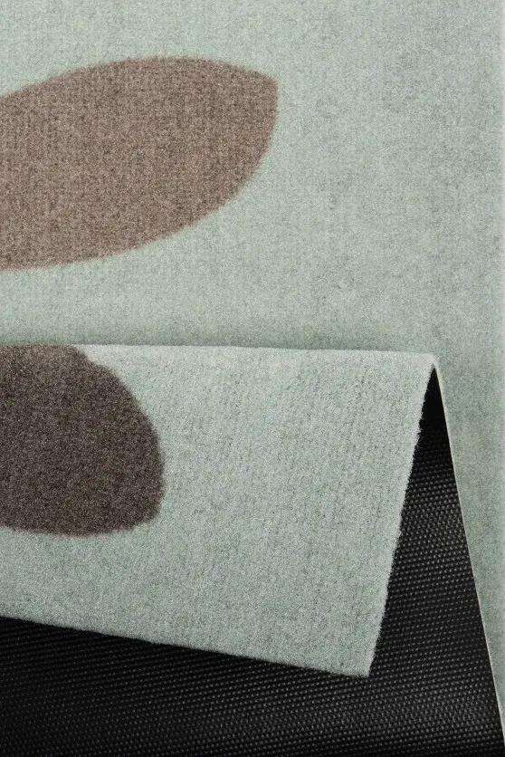 Hanse Home Collection koberce Protišmyková rohožka 3 zajace 104453 Green / Brown - 40x60 cm