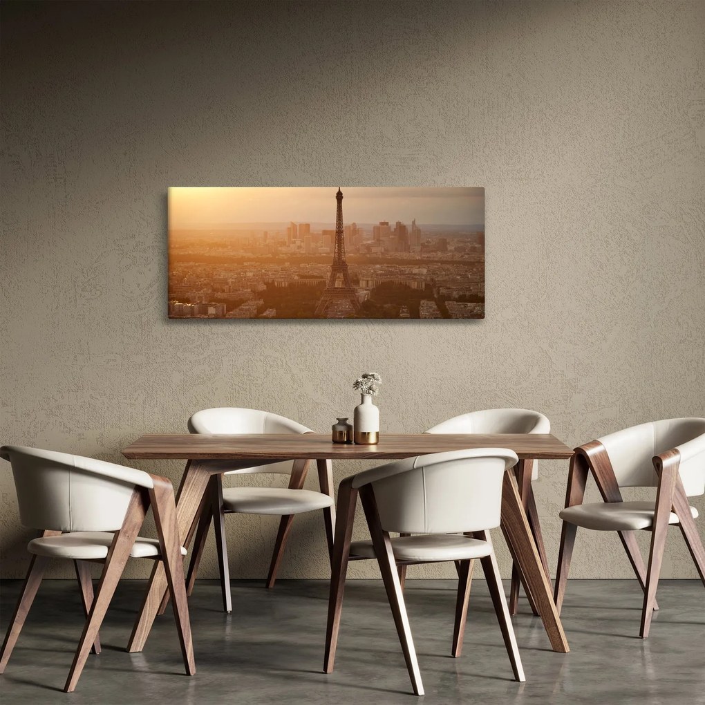 Obraz - Eiffelova veža (120x50 cm)