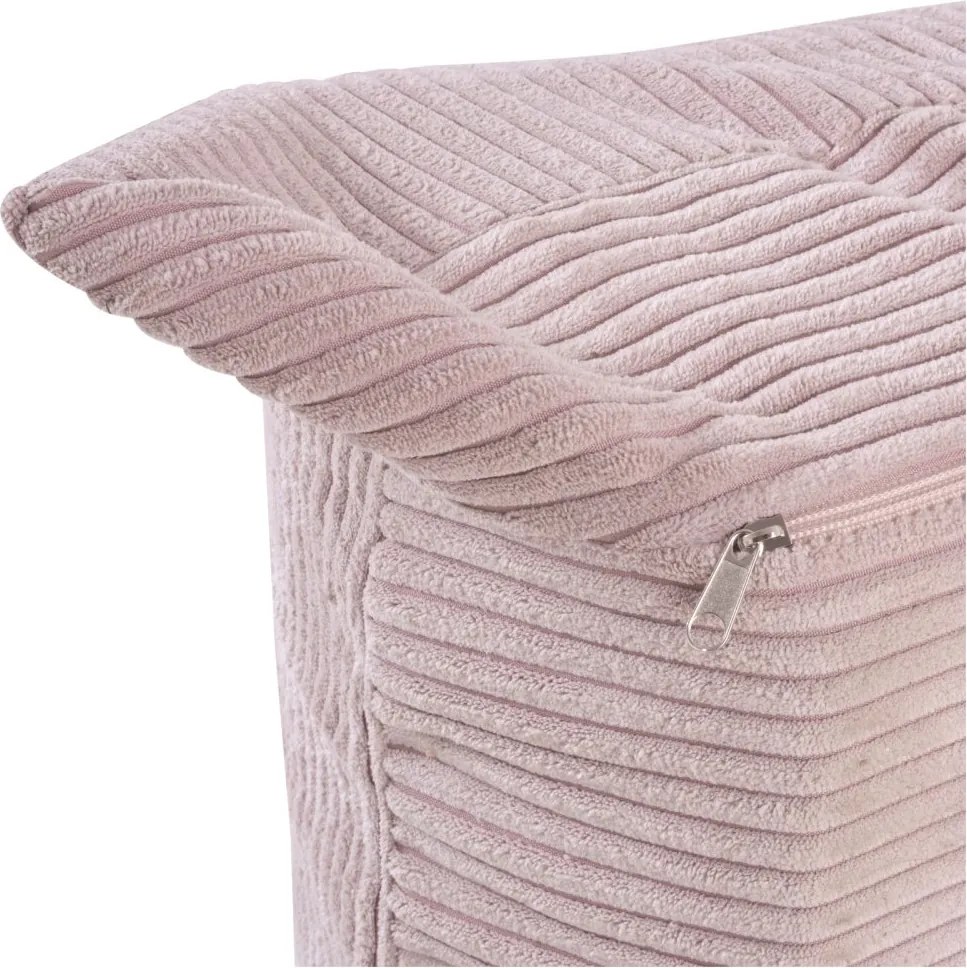 Detské ergonomické kreslo MOONI – svetloružová, prémiový manšester