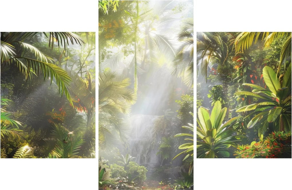 Obraz - Tropický dažďový prales (90x60 cm)
