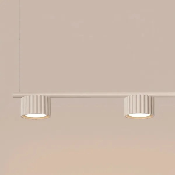 Sollux SL.2697 - Závesný luster AURA na lankách 4xGX53/10W/230V krémový