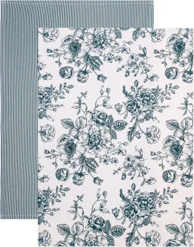 Sada kuchynských utierok NELE pruhy / kvety 703645