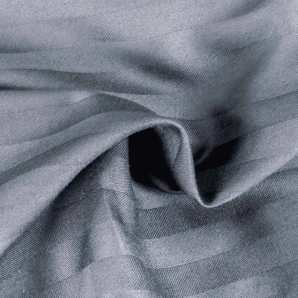 SATÉNOVÉ OBLIEČKY SATYNLOVE EXCLUSIVE CIZGILI 140X200 CM, 1KS 70X80 CM SIVÉ