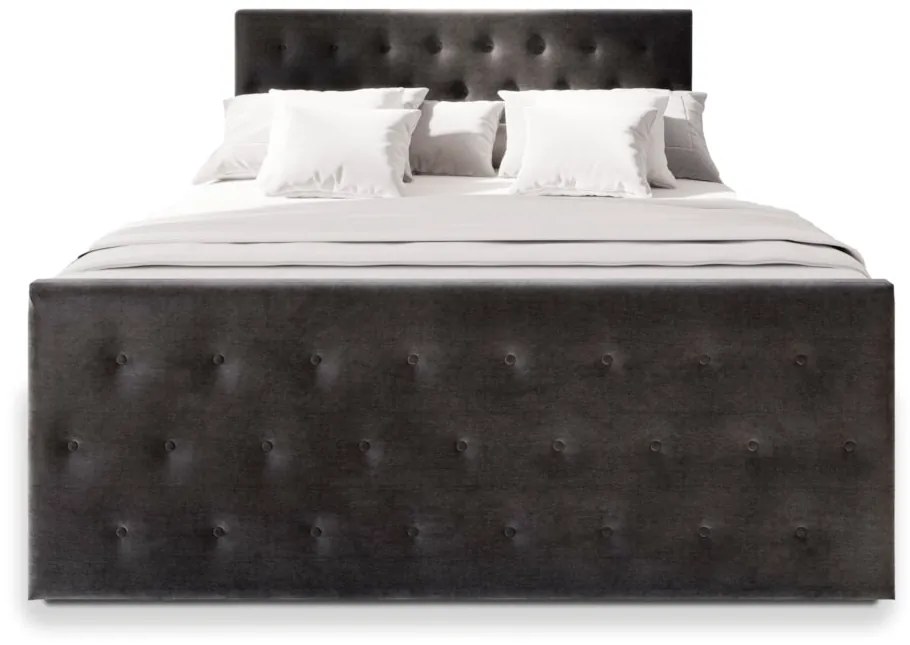 Čalúnená posteľ boxspring FENDI - casablanca 16 / 180x200 / bez vrchného matraca