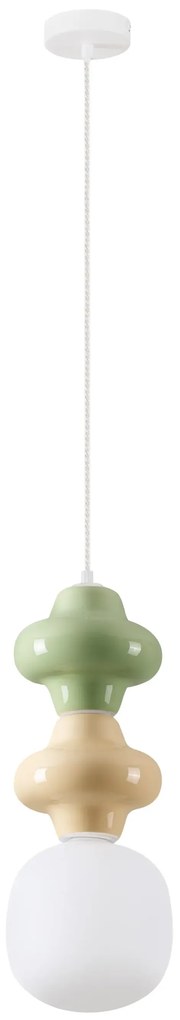 LED zeleno-žlté moderné svietidlo Clio 2