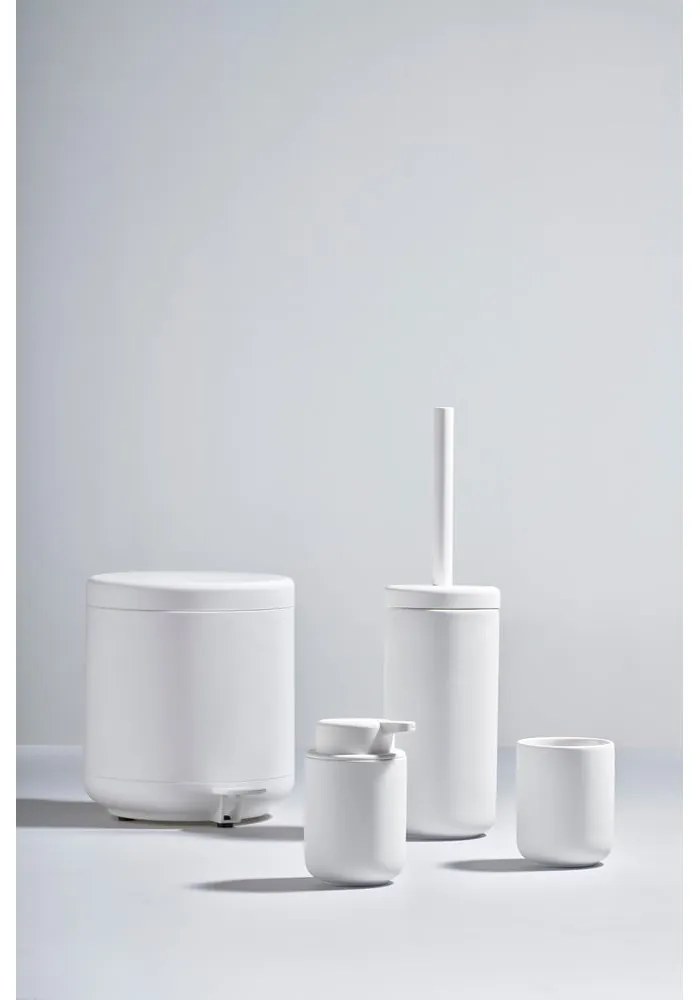 Biely pohárik na zubné kefky Zone UME