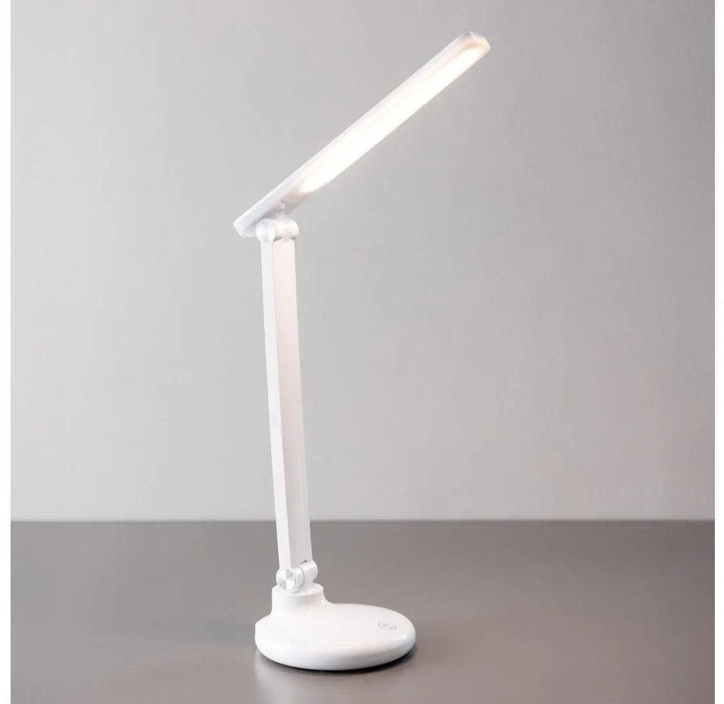Zuma Line 1913-WH-LED Nabíjacia stolná lampa LED/6W/1200 mAh 3000/4500/6000K biela