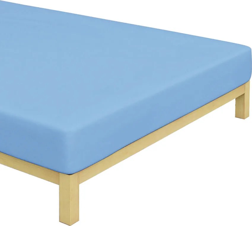 Jersey prestieradlo Medium Blue Veľkosť: 120x200 cm