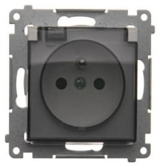 DGZ1BZ/11 Zásuvka odolná voči striekajúcej vode biely