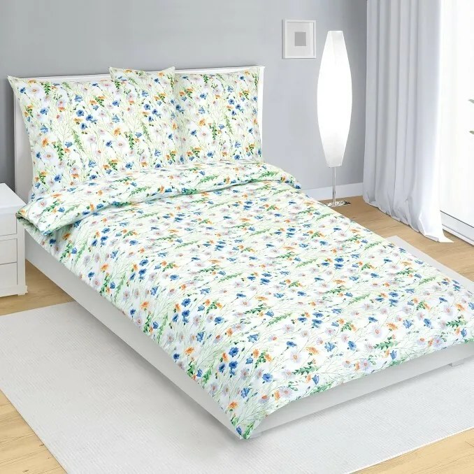 Bellatex Bavlnené obliečky Kvítí, 140 x 200 cm, 70x 90 cm