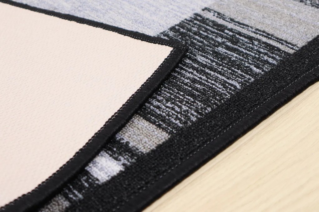 Berfin Dywany, Protišmykový behúň na mieru Zel 1016 Silver (Grey), šíre 120 cm, šedá, chodba / predsieň