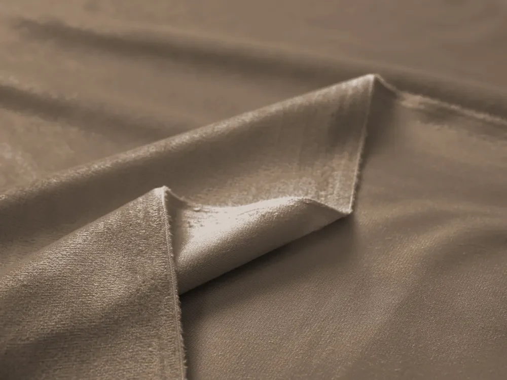 Biante Zamatový záves Velvet Prémium SVP-034 Kávovo hnedý - šírka 135 cm 135x190 cm