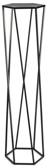 Stojan na kvety 100x24 cm čierna