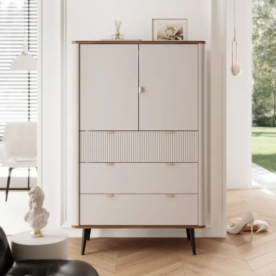 Moderná komoda NICOLA 90 cm kašmír