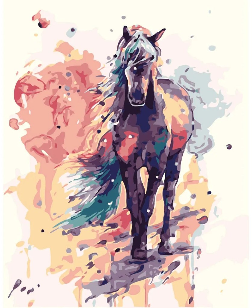 Maľovanie podľa čísel – kôň | 40X50cm