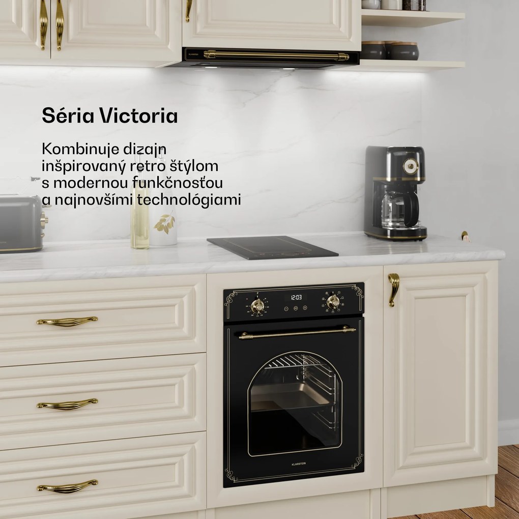Klarstein Victoria Domino, vstavaná indukčná varná doska, 3500 W, Flexzone, časovač