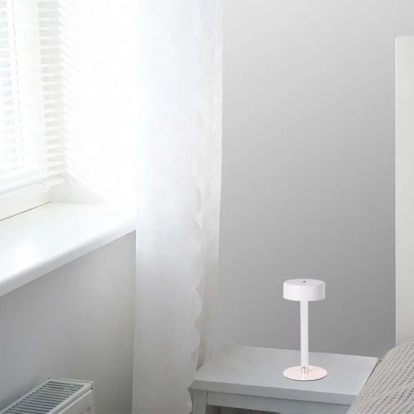 LED Stmievateľná nabíjacia stolná lampa LED/3W/5V 3000-6000K biela