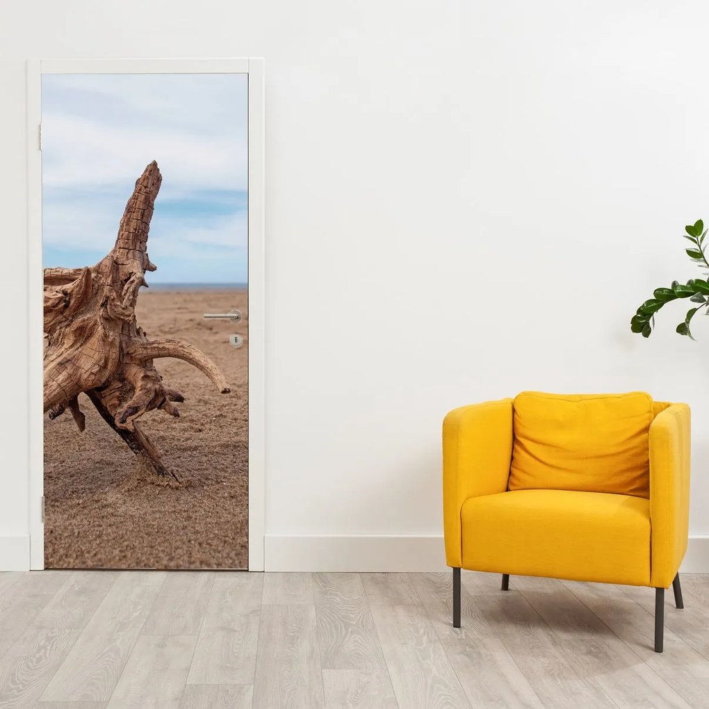 Fototapeta na dvere - Vyplavené morom (95x205cm)