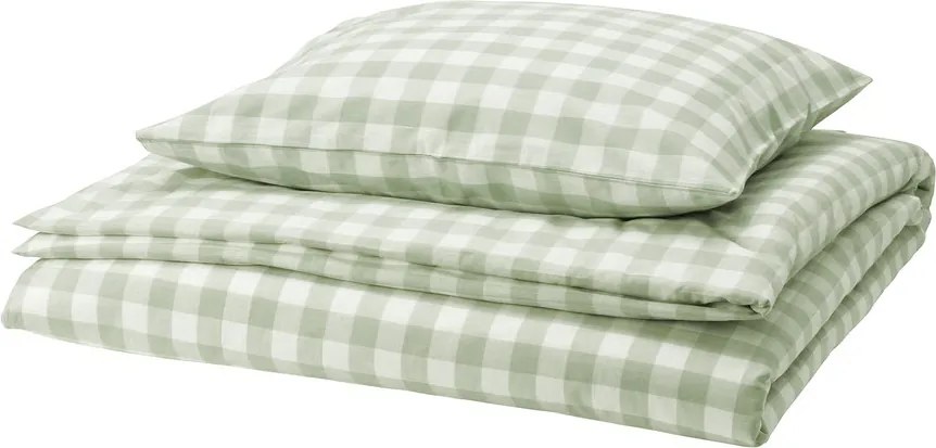 Bavlnené obliečky GREEN CUBIS zelené, 100% bavlna Rozmer obliečky: 70 x 80 cm | 140 x 200 cm