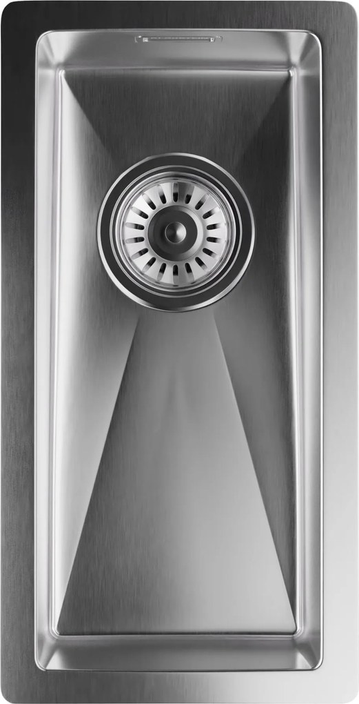 Klarstein TitanSteel Kuchynský drez 45 x 23 cm (DxŠ) s povrchom odolný voči hrdzi, poškriabaniu a teplu