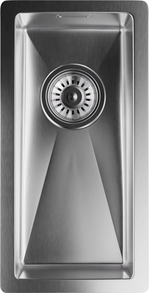 Klarstein TitanSteel Kuchynský drez 45 x 23 cm (DxŠ) s povrchom odolný voči hrdzi, poškriabaniu a teplu