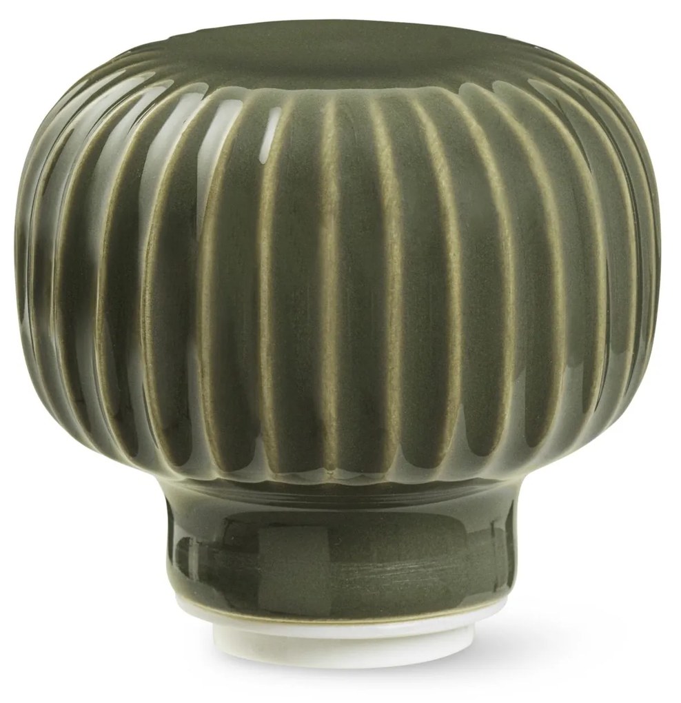 KÄHLER Mlynček s keramickým strojčekom Hammershøi Dark Green 14,5 cm