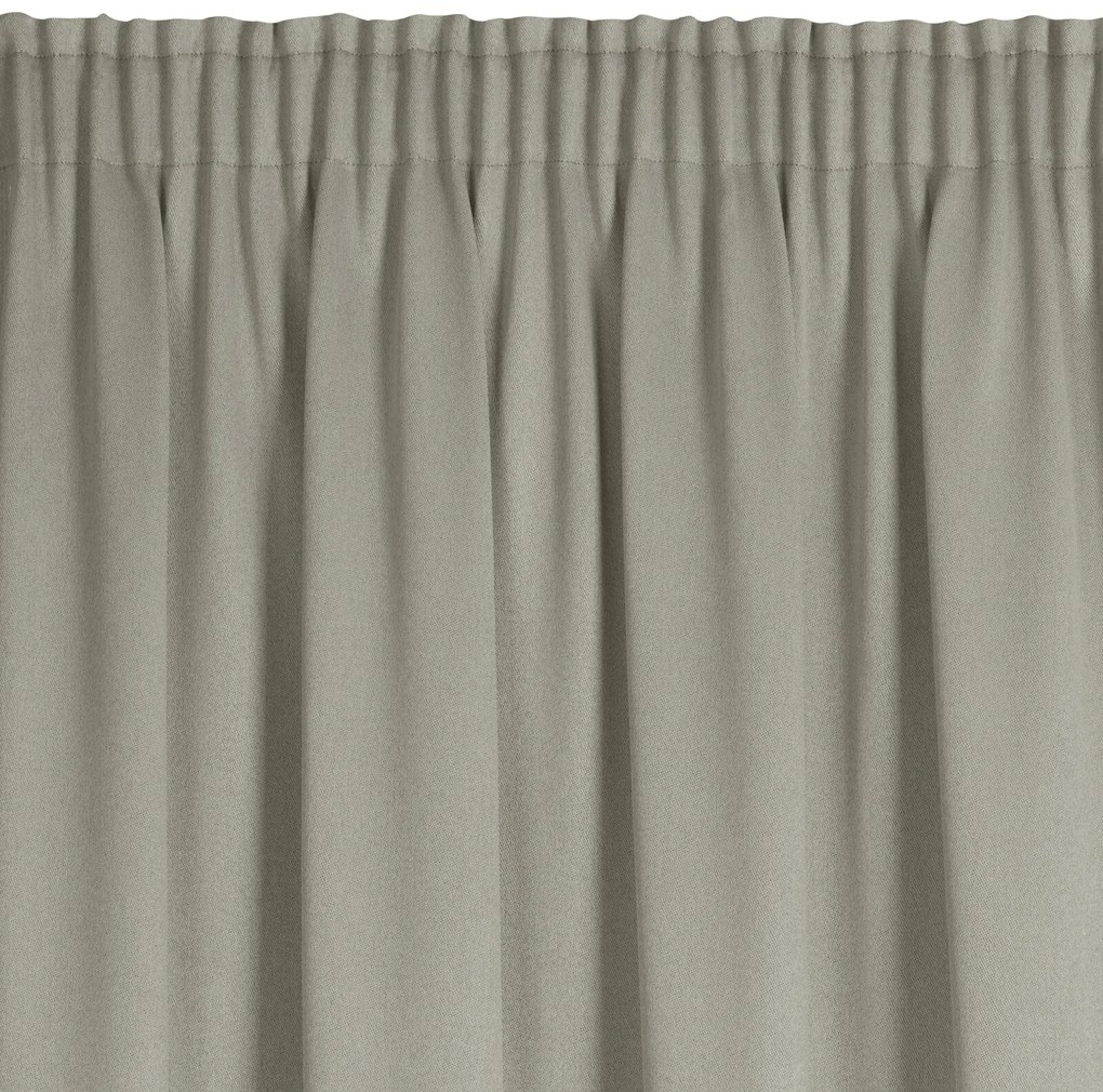 ZATEMŇOVACÍ ZÁVES NA KRÚŽKOCH CARLO 130X300 CM BÉŽOVÁ