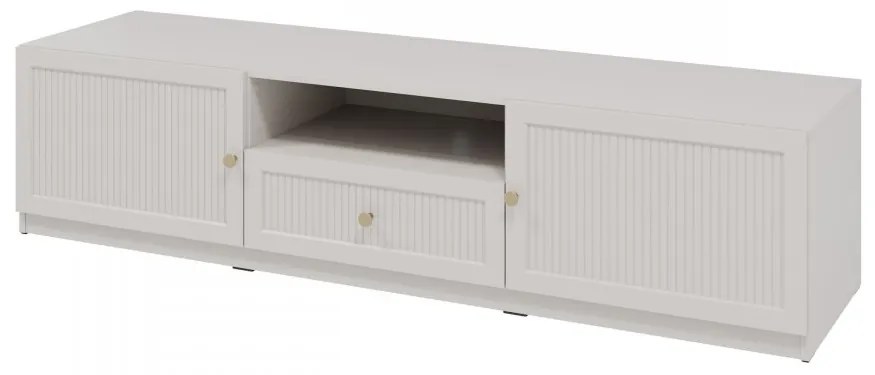 TV skrinka/stolík s krbom Keriste 2D1SZ, Farby: kašmír