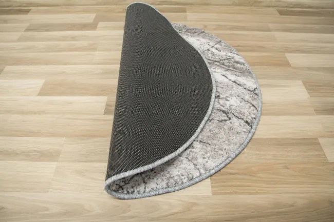 Koberec Aqua Marble 19 kruh sivý