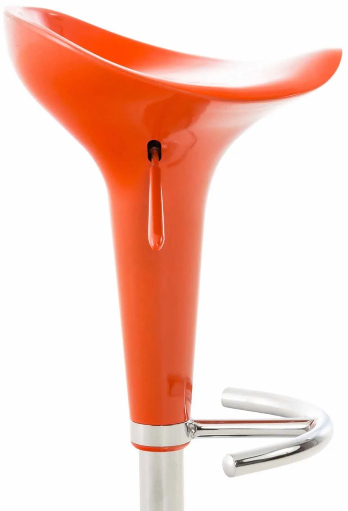 Plastová barová stolička Shine - Oranžová