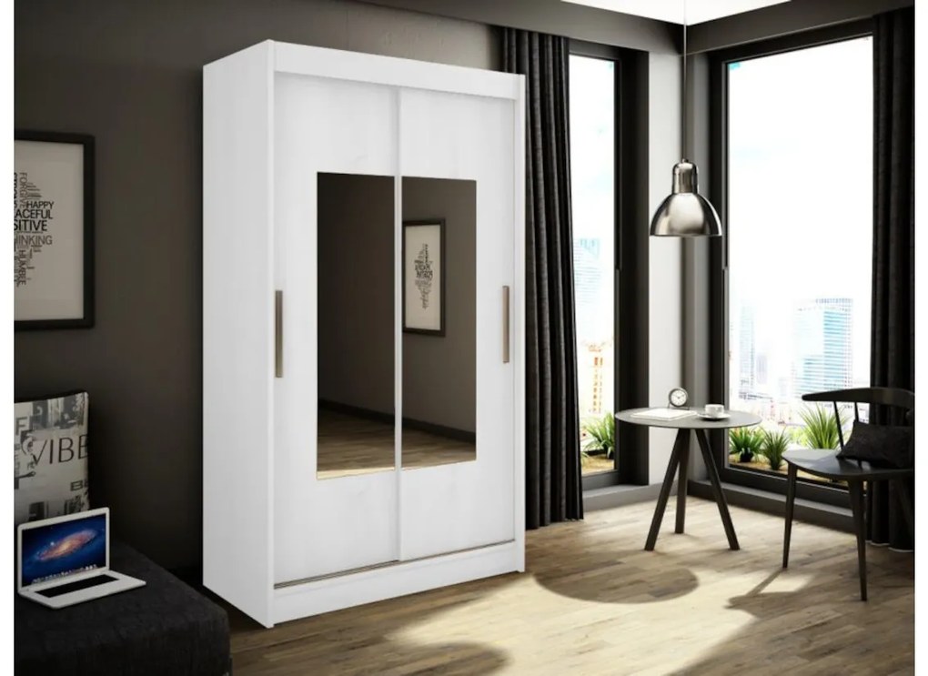 Posuvná skriňa TORINO 180, 180x200x62, čierna