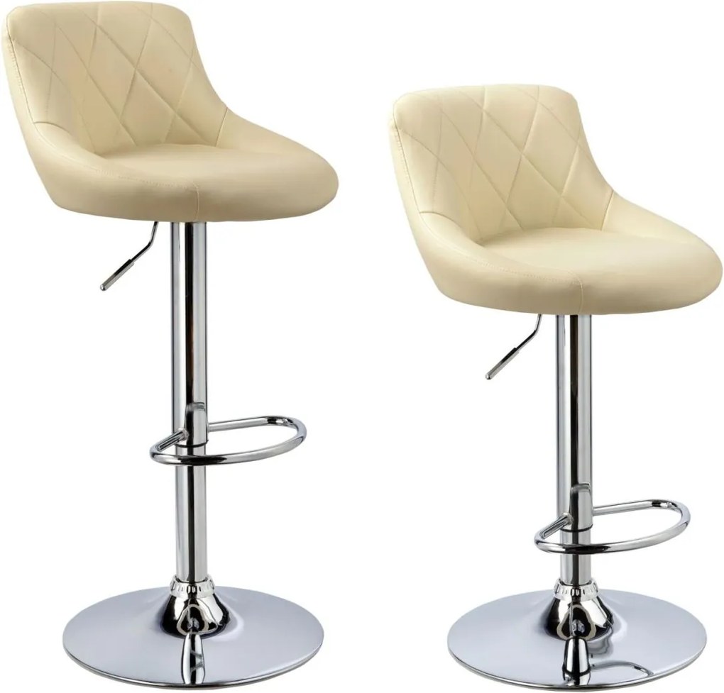 2x Barová stolička Hawaj CL-3235 krémová