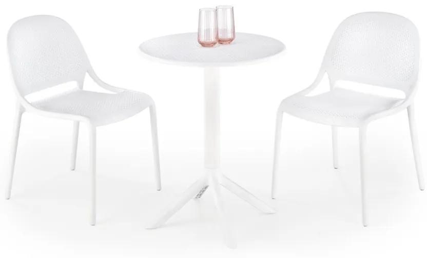Halmar Záhradný stôl CALVO - bílá