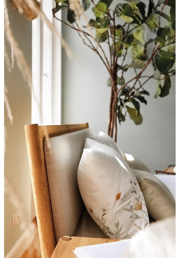 Jednolôžková posteľ z dubového dreva 90x200 cm v prírodnej farbe Pola - The Beds