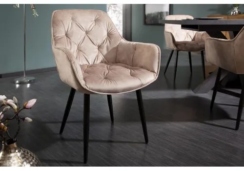 Stolička 41178 Milano Zamat Champagner  - Komfort-nábytok