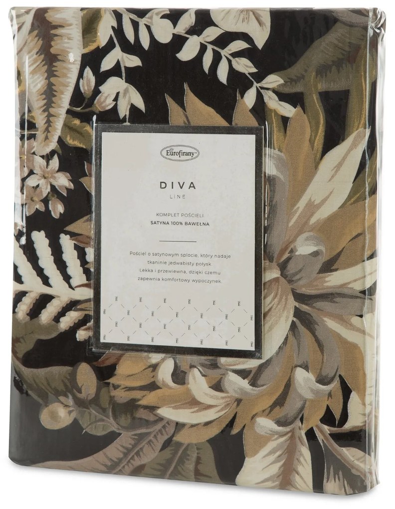 SATÉNOVÉ OBLIEČKY DIVA22 200X220 CM, 2 KS 70X80 CM LISTY