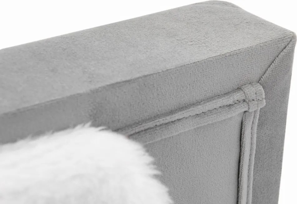 Taburetka Bunny s uškami malá rôzne farby 40x40 cm