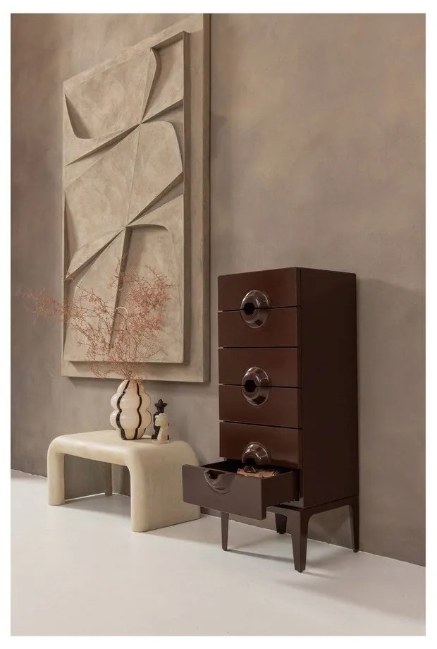 Krémové konferenčné stolíky v súprave 2 ks v dekore kameňa 42x92 cm Stani – WOOOD