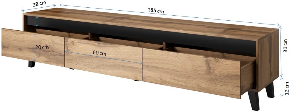 Cama TV stolík Nord