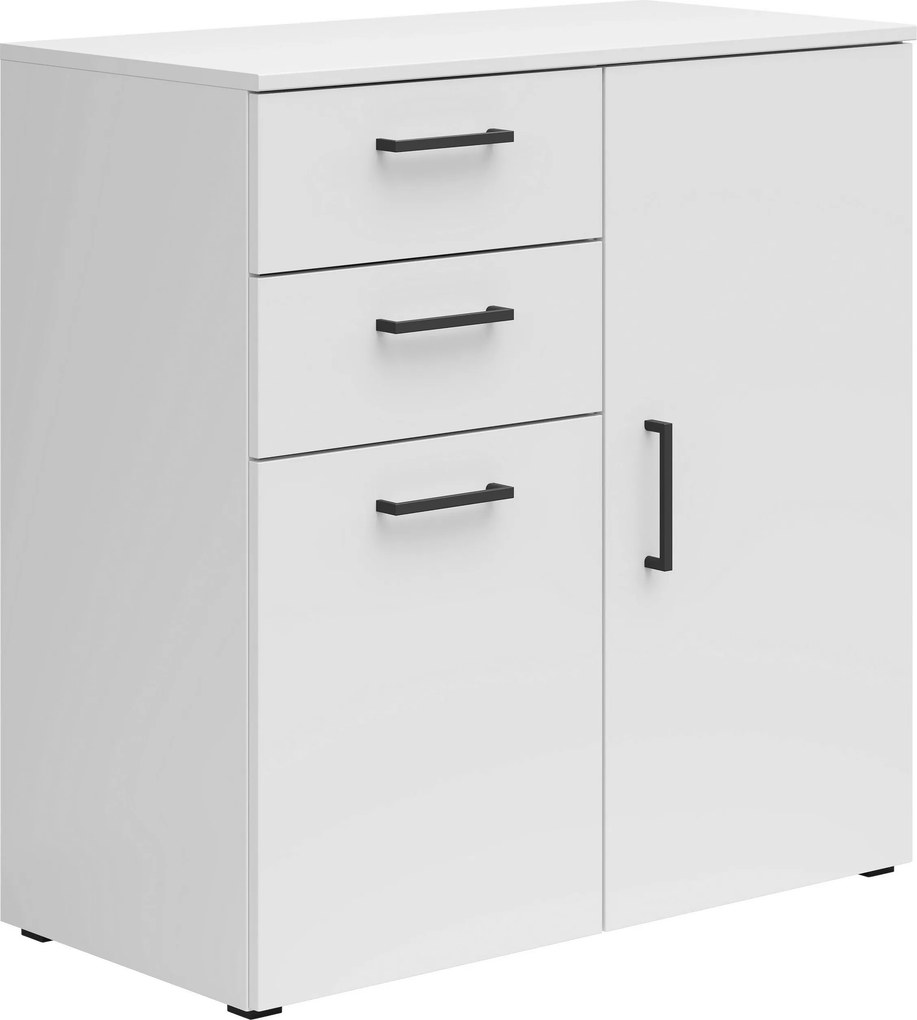 XXXLutz KOMODA, biela, 80/83/40 cm Carryhome - Komody - 002427022026
