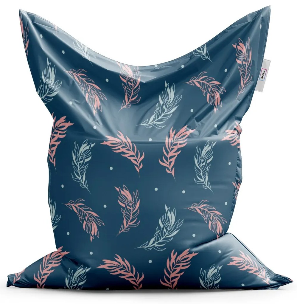 Sablio Sedací vak Farebná Pierka - 150x100 cm