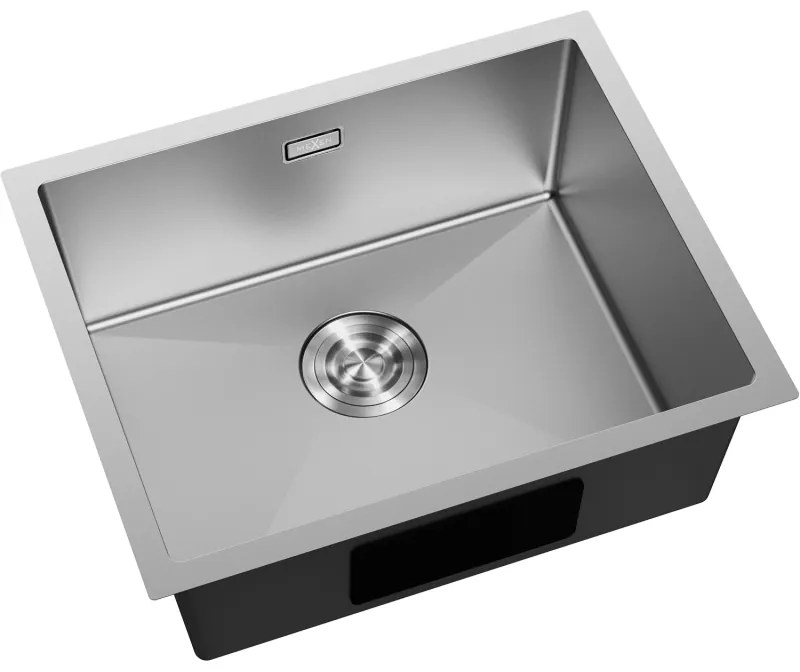 Mexen Trixo, 1-komorový nerezový drez 540 x 440 mm, brúsená oceľ, 6414541000-01
