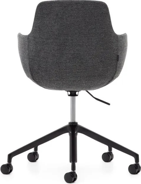 Tmavosivá kancelárska stolička Tissiana – Kave Home