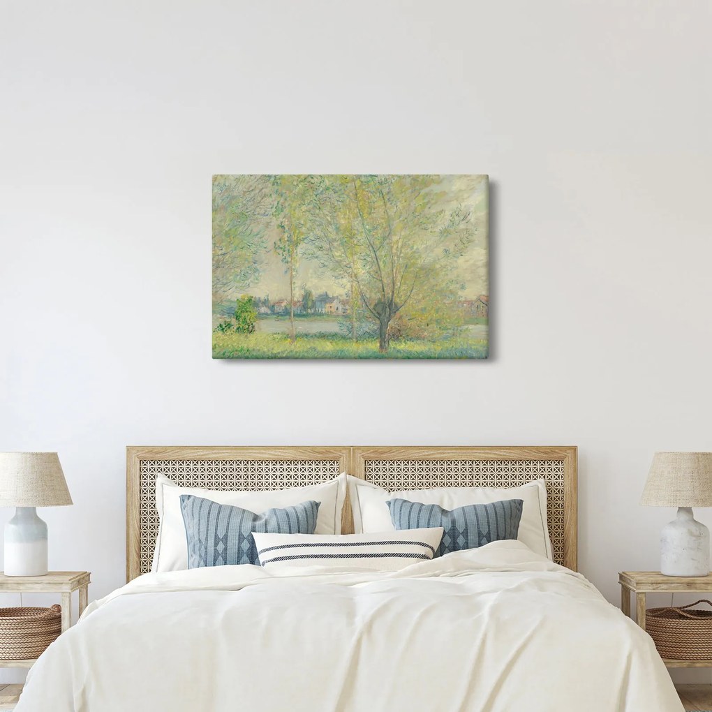 Obraz - Claude Monet, The Willows, reprodukcia (90x60 cm)