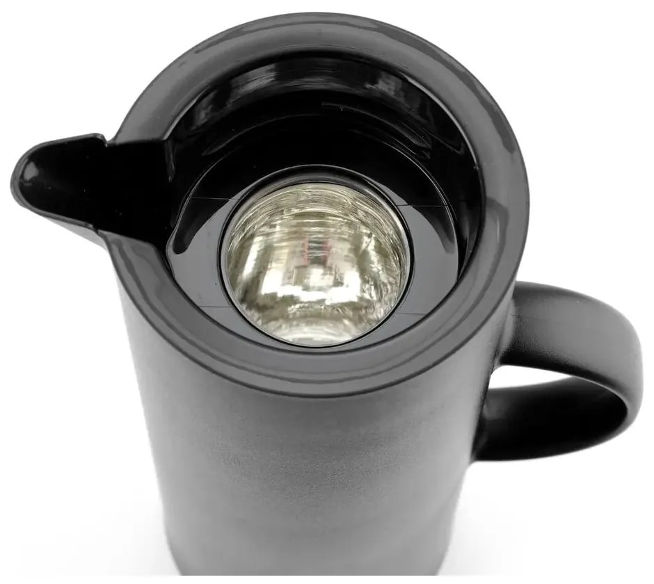 Čierna termo a antikoro kanvica Hendi, 1 l