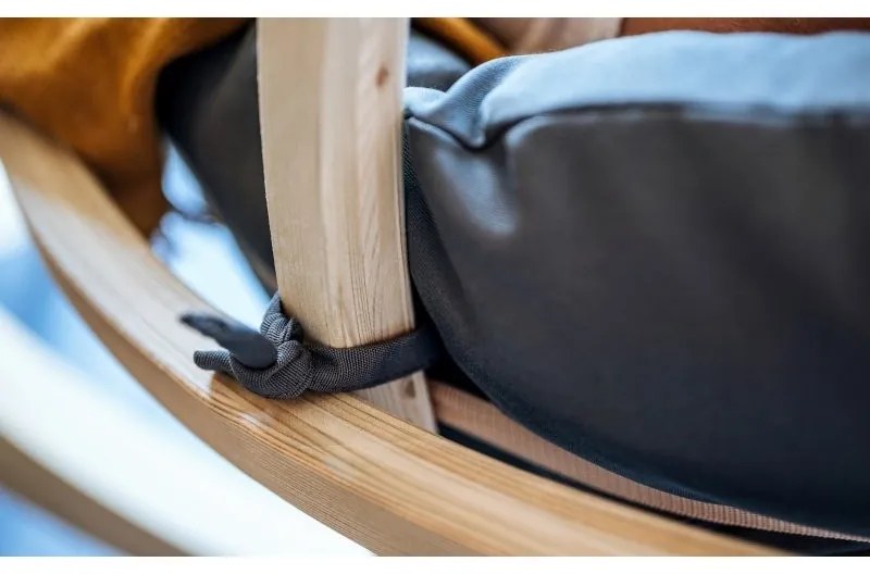 Závesné hojdacie kreslo O-Zone Swing Pod šedé