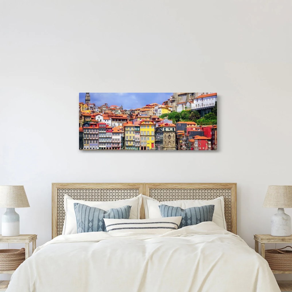 Obraz - Ribeira, Portugalsko (120x50 cm)